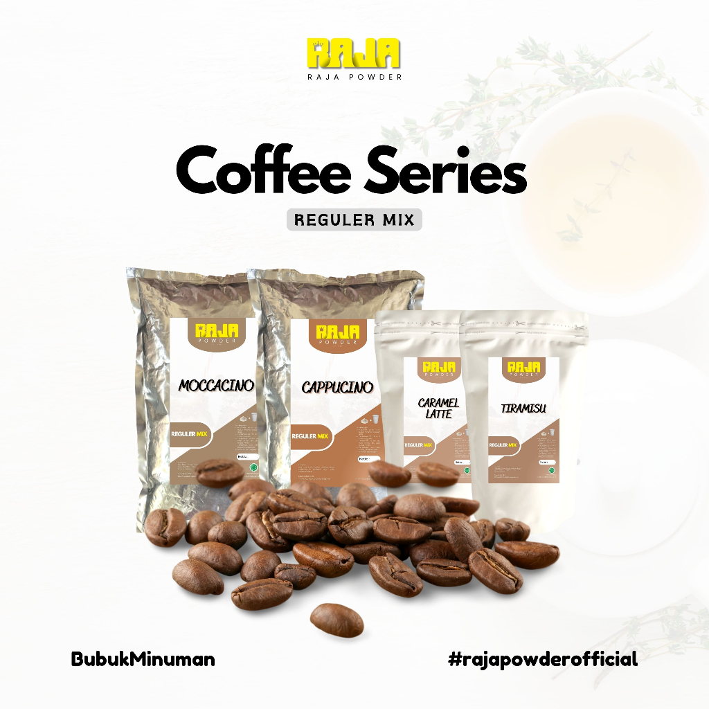 

Bubuk Minuman Coffee Series Varian Kopi Mix Powder 500 gram