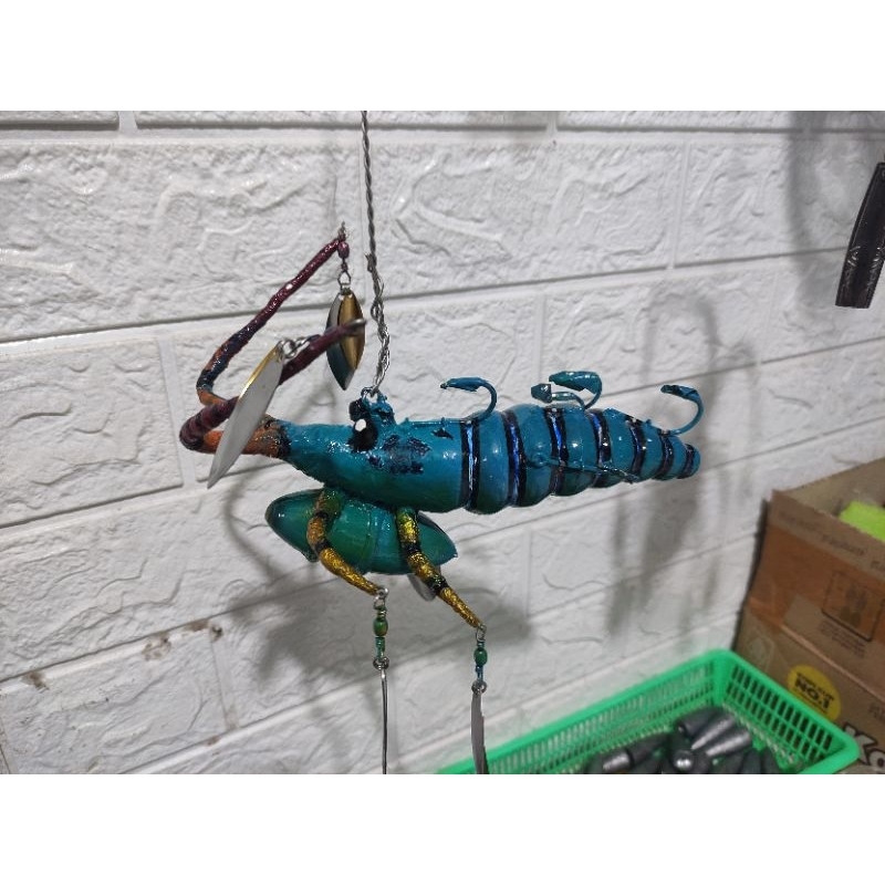 umpan gurita model udang lobster