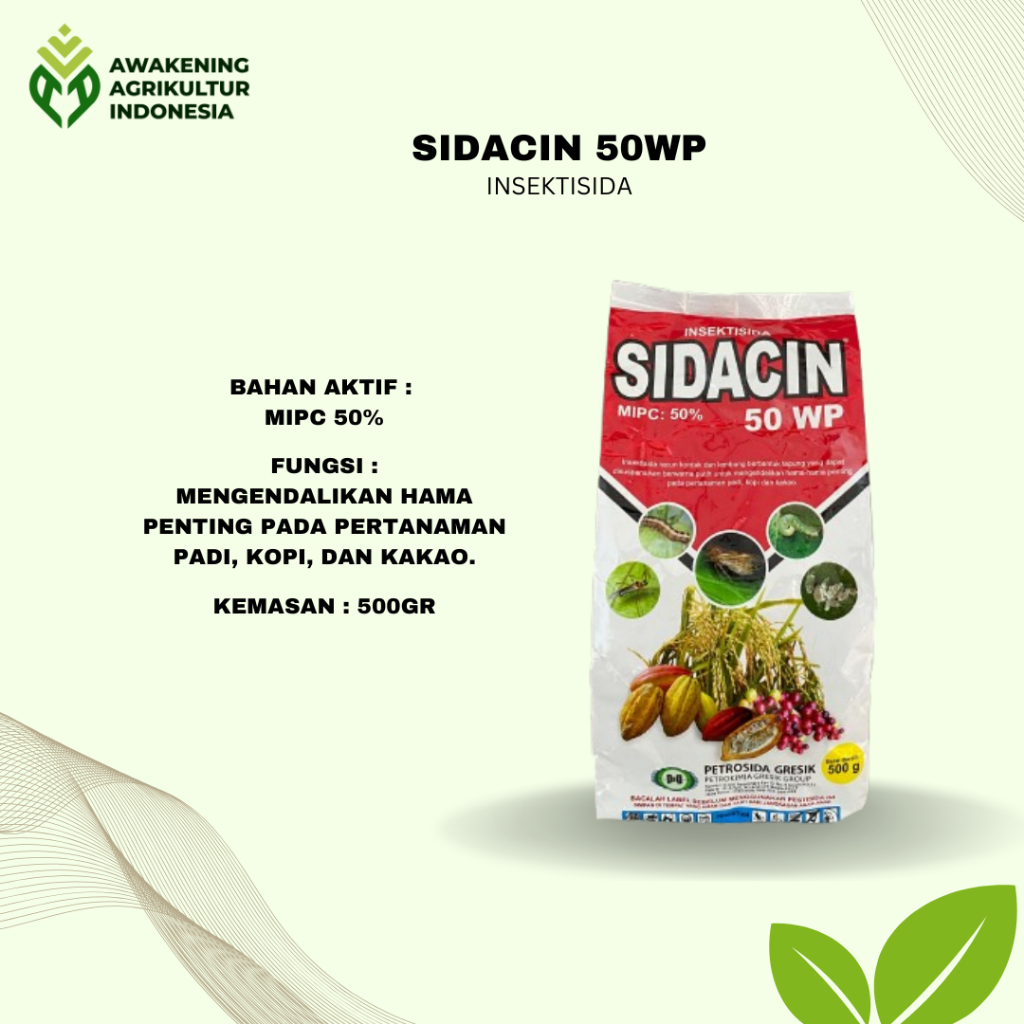 SIDACIN 50WP INSEKTSIDA 500GRAM