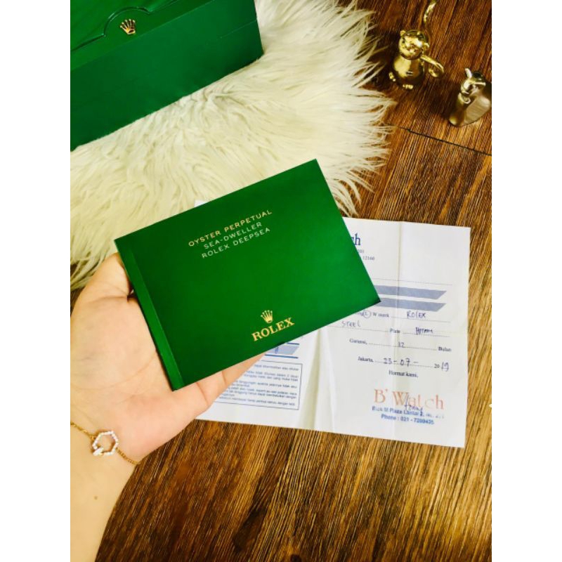 ROLEX care card ori