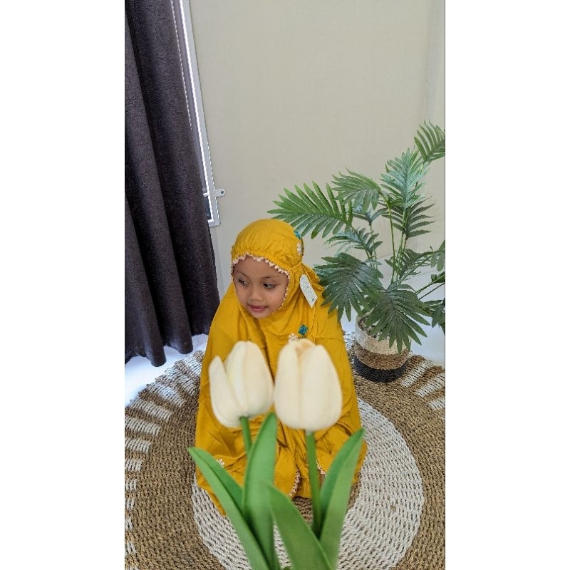 Mukena Lajuran Rayon Anak