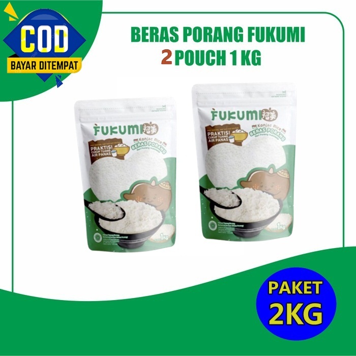 

PROMO TERMURAH!!! FUKUMI BERAS PORANG POUCH 2KG