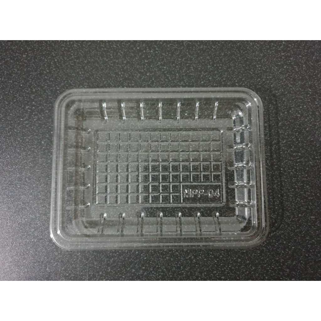 Mika Plastik Tray Buah / Sayur / Cabai Cabe Keriting / Daging / Buah Potong (isi 2400pcs)  / TR 04 /