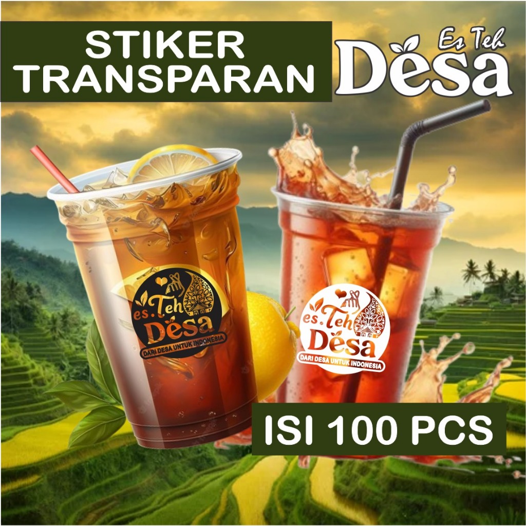 

STIKER TRANSPARAN ES TEH DESA ISI 100PCS (VOL 3)
