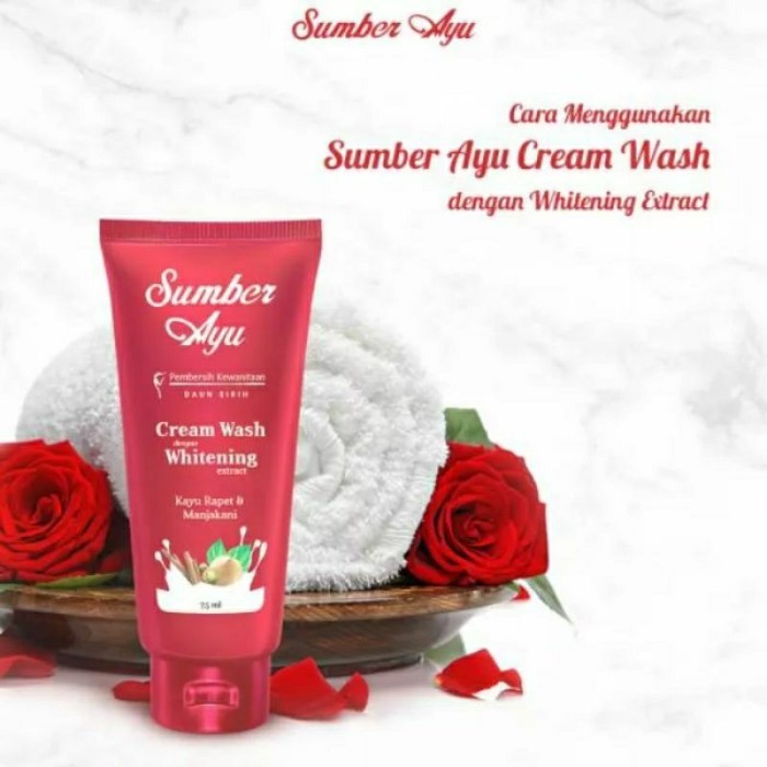SUMBER AYU Cream Wash Triple Whitening