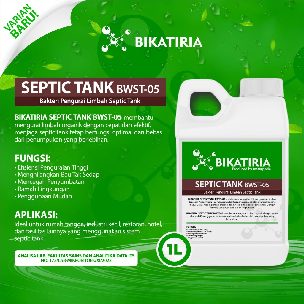 BIKATIRIA SEPTIC TANK BWST-05 Bakteri Pengurai Limbah Septic Tank