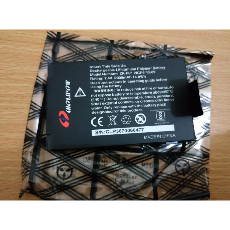 Lithium Battery ZK-IK7 Fingerspot New Elegant Hybrid Pro Magic Baterai