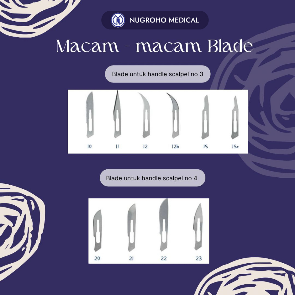 Bisturi Onemed Surgical Blades Mata Pisau Bedah Operasi