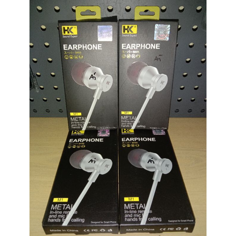 Earphone HK super bass m1