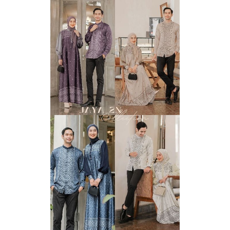 Couple Kemeja lengan Panjang Gamis Couple Busui ld110