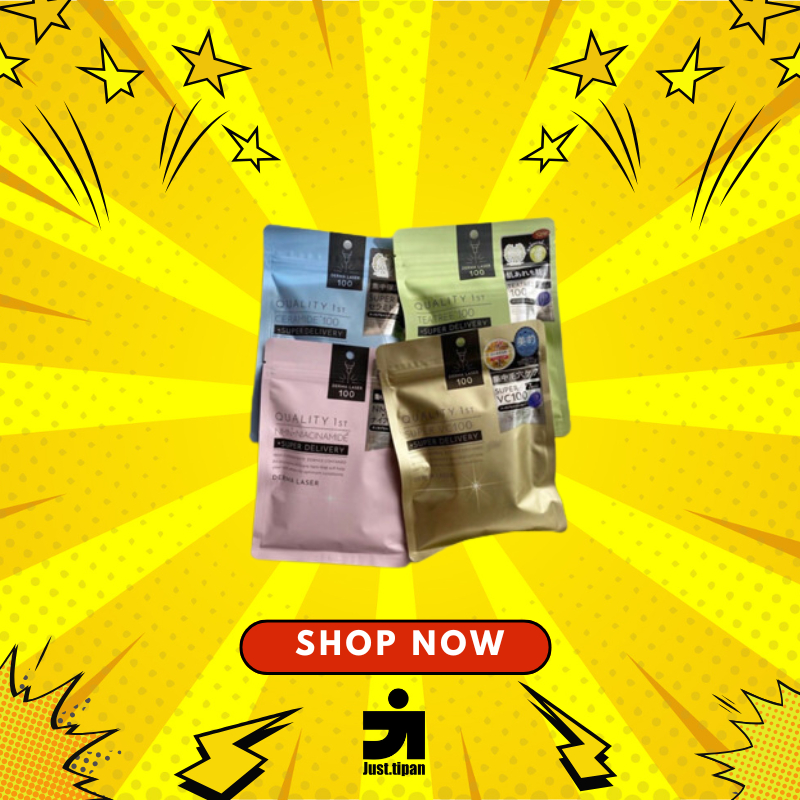 masker jepang Derma Laser 100 original