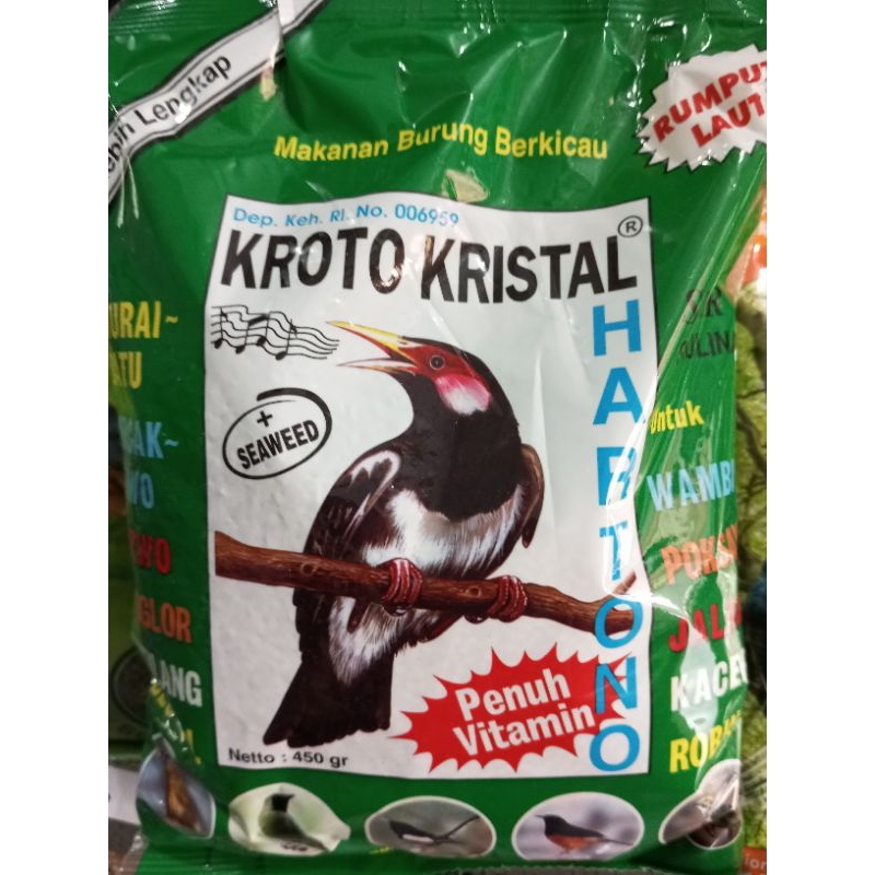 Kroto Kristal Hijau 450gr