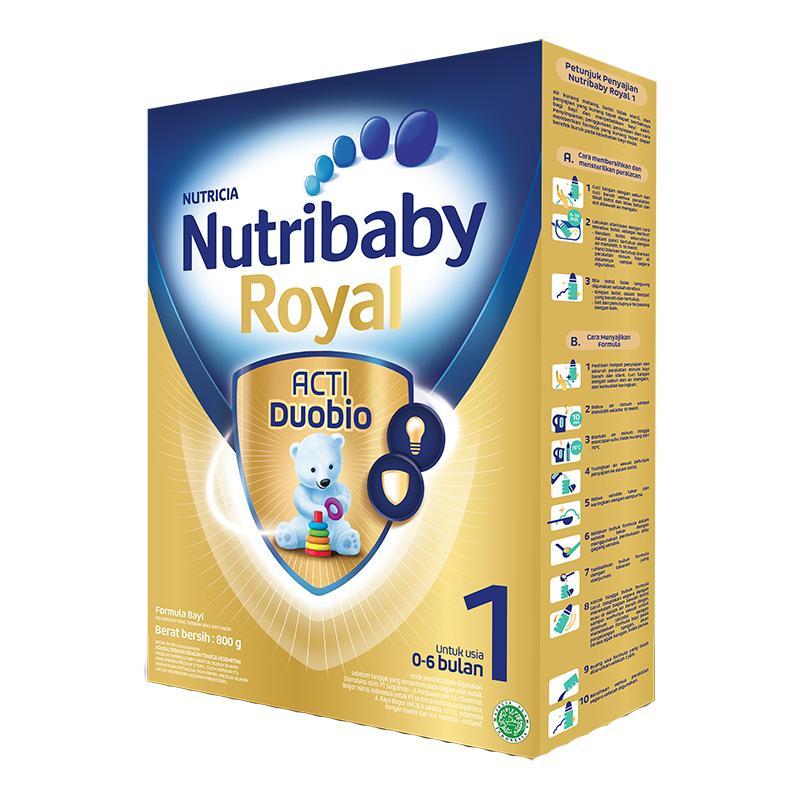Nutribaby Royal 1 Susu Formula Bayi 0-6 Bulan Box 800 g