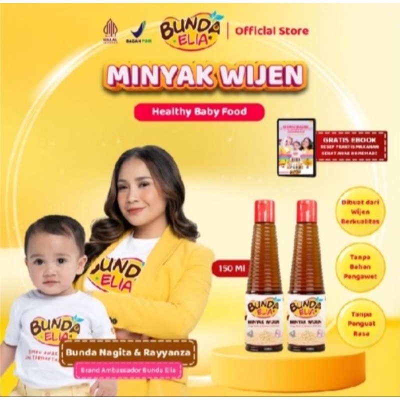 

Bumbu Bunda Elia Minyak Wijen Non MSG/Minyak Mpasi/BB Booster
