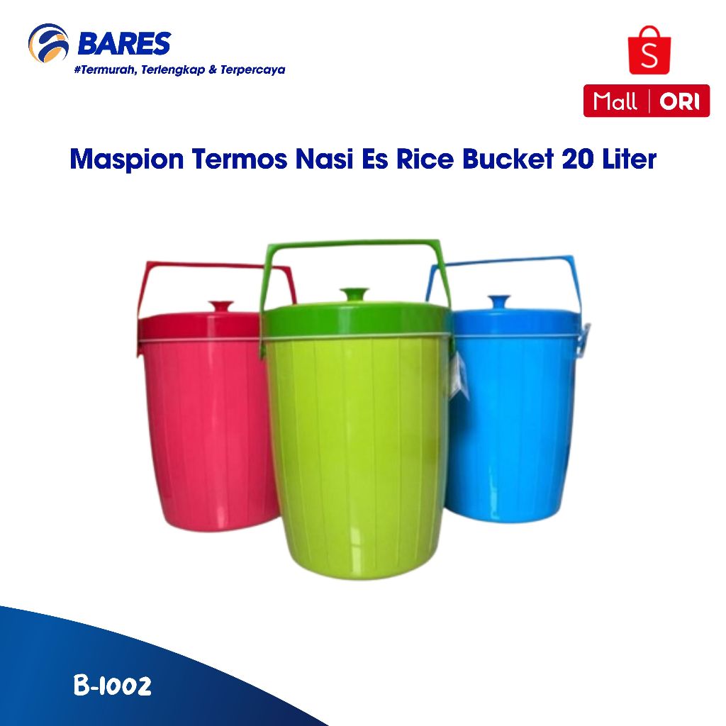 Maspion Termos Nasi Es Rice Bucket 20 Liter