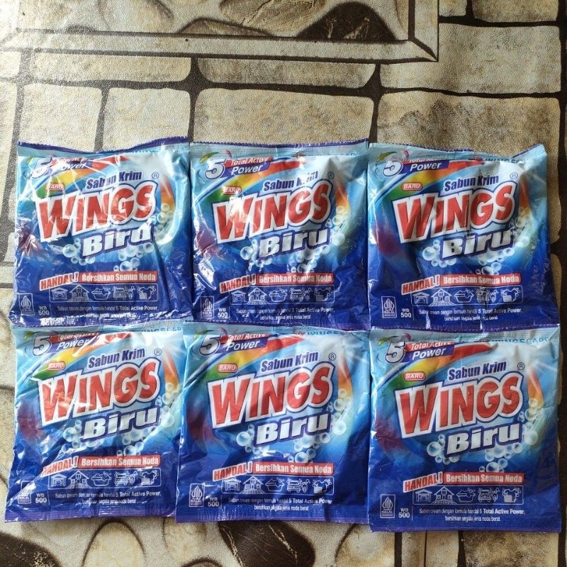 sabun krim wings biru