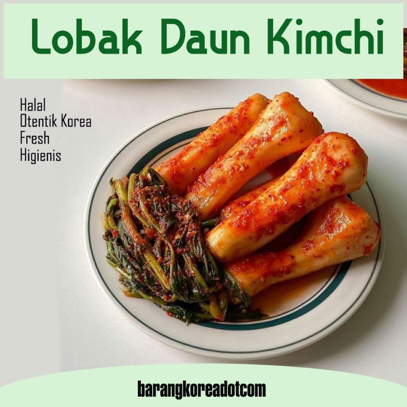 

kimchi Lobak Daun Halal
