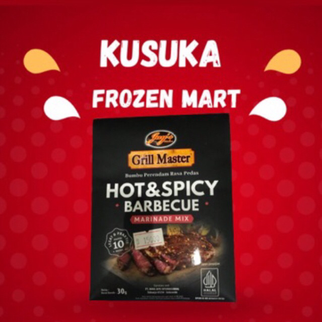 

JAYS GRILL MASTER HOT & SPICY BBQ 30gr