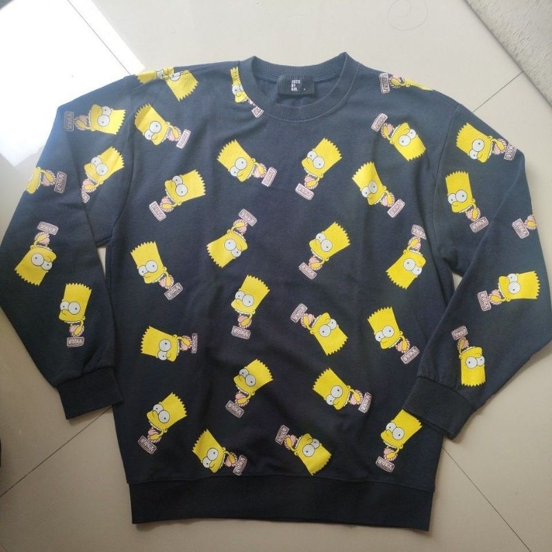 Sweater Hoodie Jaket Pria & Wanita Keren BART HITAM