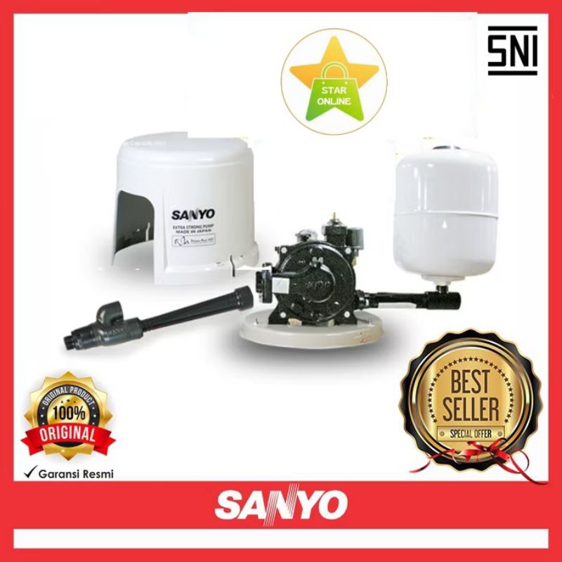 Garansi pompa air jet pump SANYO PDH 405 JP JAPAN otomatis automatic