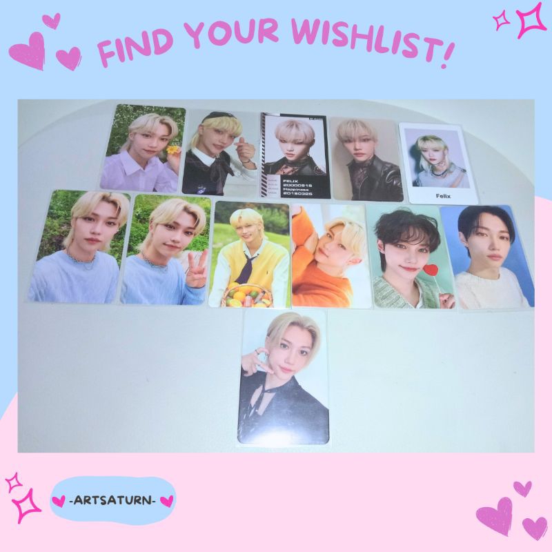 OFFICIAL FELIX STRAYKIDS PHOTOCARD