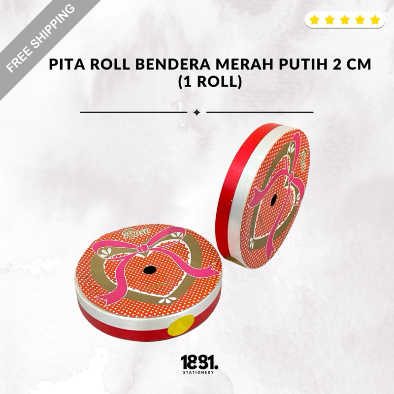 

Pita Roll Bendera Merah Putih 2 Cm (1 Roll)