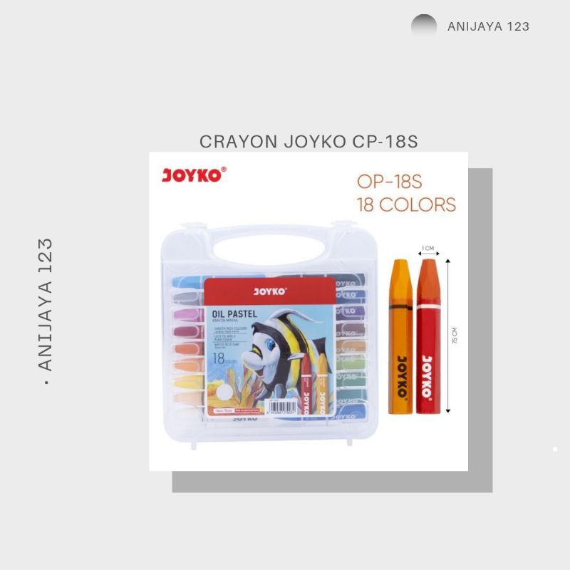 

Oil Pastel Warna Joyko (18 colours)