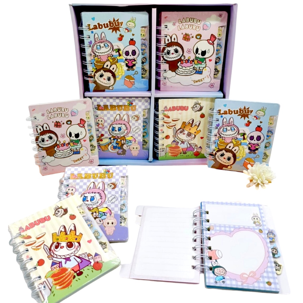 

NOTEBOOK SPIRAL XX-135 LABUBU (60 LEMBAR) / BUKU TULIS CATATAN / MEMO