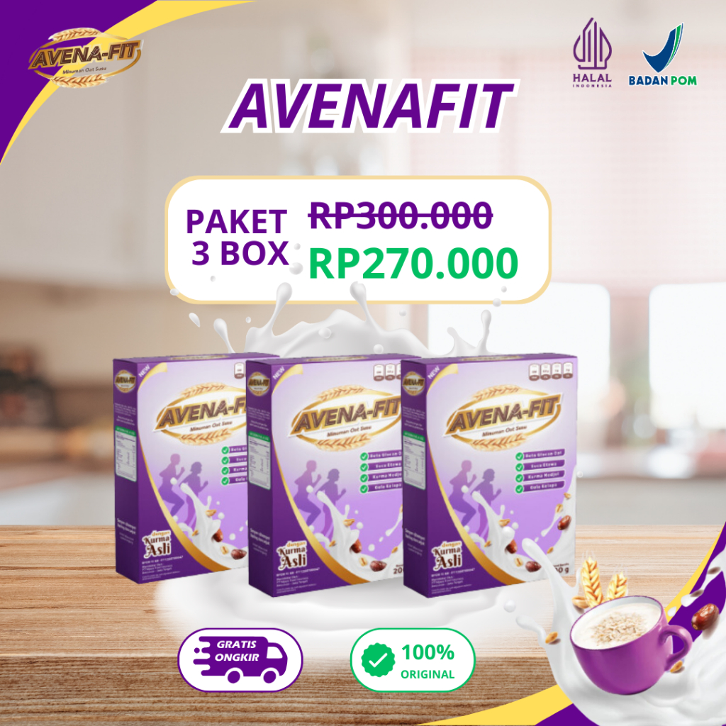 

AVENAFIT SUSU OAT SEREAL PAKET 3 BOX MENGATASI KOLESTROL DAN JAGA KESEHATAN JANTUNG ANDA