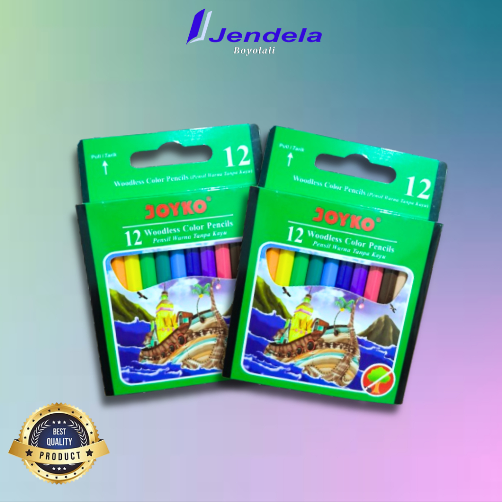 

Joyko Pensil Woodless Color 12 Pensil Warna Tanpa Kayu