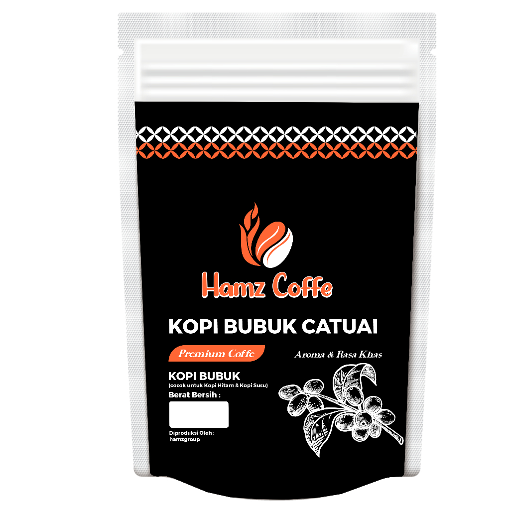 

Hamz Coffee - kopi bubuk catuai aroma khas 100gr