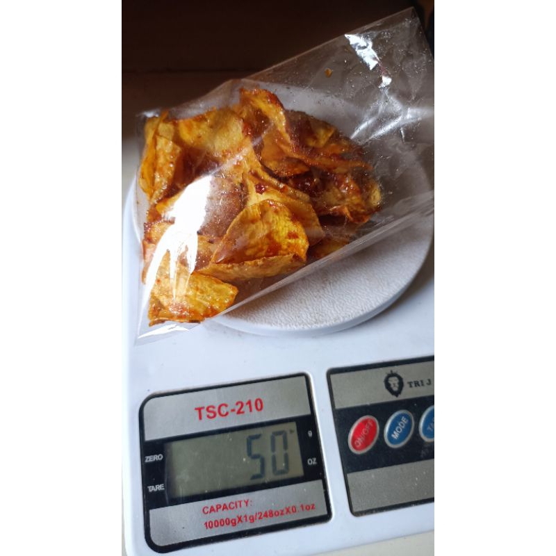 

keripik talas pedas 50 g
