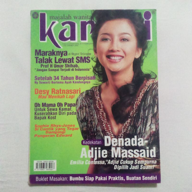 Majalah Kartini Cover Desy Ratnasari - Maret 2005