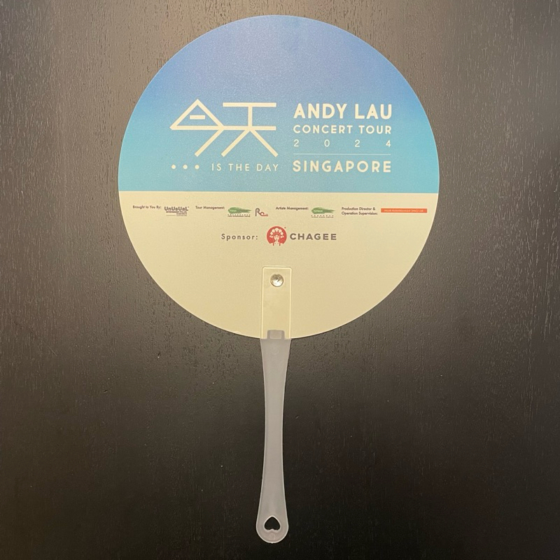 Andy Lau 刘德华 2024 Concert Fan today is the day andy lau konser 2024 kipas tangan handfan