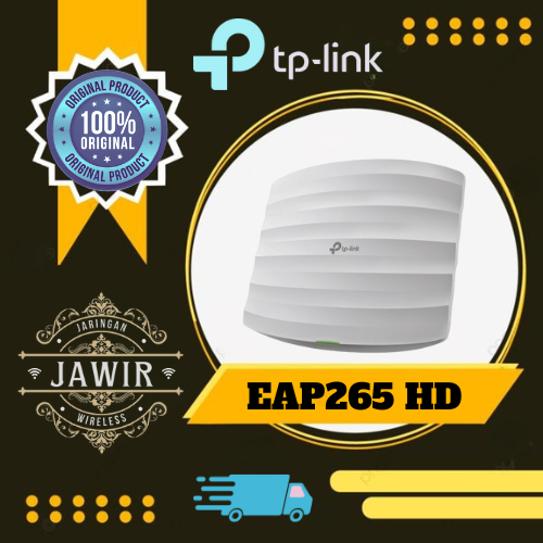 TP-Link EAP265 HD AC1750 Wireless MU-MIMO Gigabit Ceiling Mount Access Point