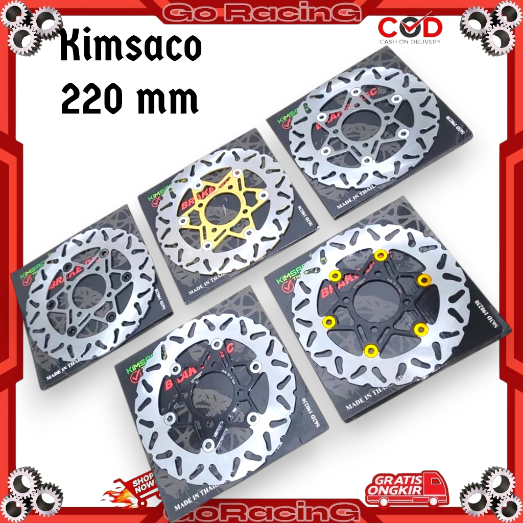 Disc 220mm Universal - piringan cakram depan 220mm untuk honda dan yamaha matik dan bebek