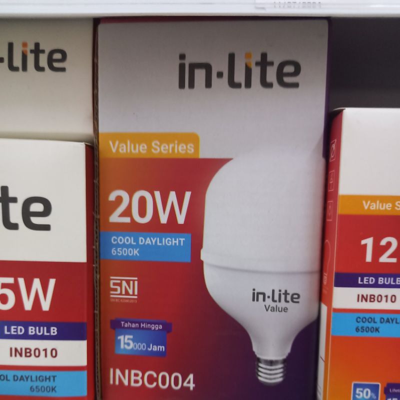 LAMPU LED IN LITE 20 watt cool daylight