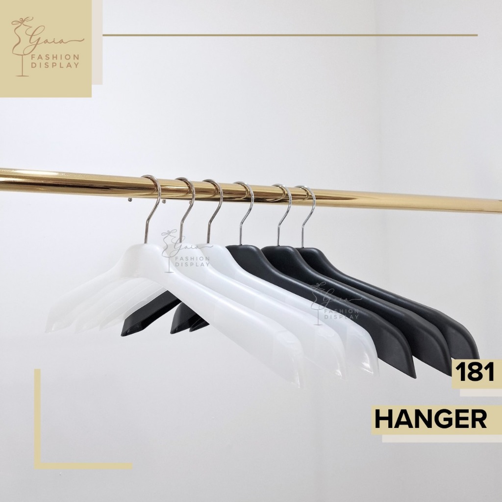 Hanger Distro 181 Dewasa Hanger Plastik Gantungan Baju Hanger Jas Hanger Distro (BH)