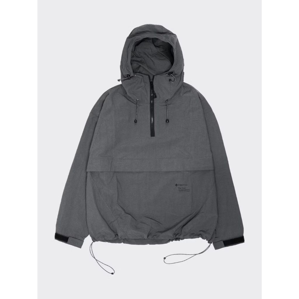 Fertig - Topanga Jacket Cagoule - Gorpcore - Jacket Parasut Pria Grey