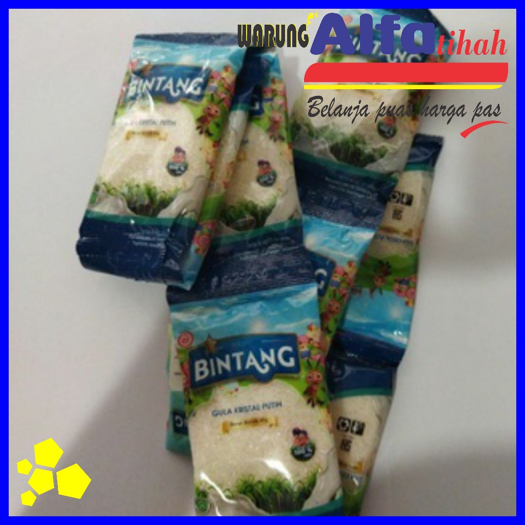 

Gula Bintang gula kristal putih sachet