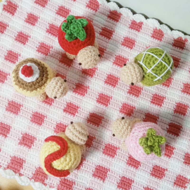 Amigurumi Gantungan Tas Bayi Kura-Kura