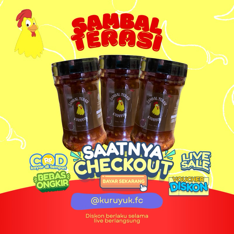 

SAMBAL TERASI KURUYUK FC 150 GR