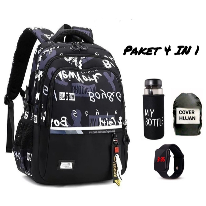 [Banyak Bonus] Tas Ransel Polo Alto Anak Sekolah 0rlglnal100% Bag Mudik Besar Anti Air Bags Sekolah 