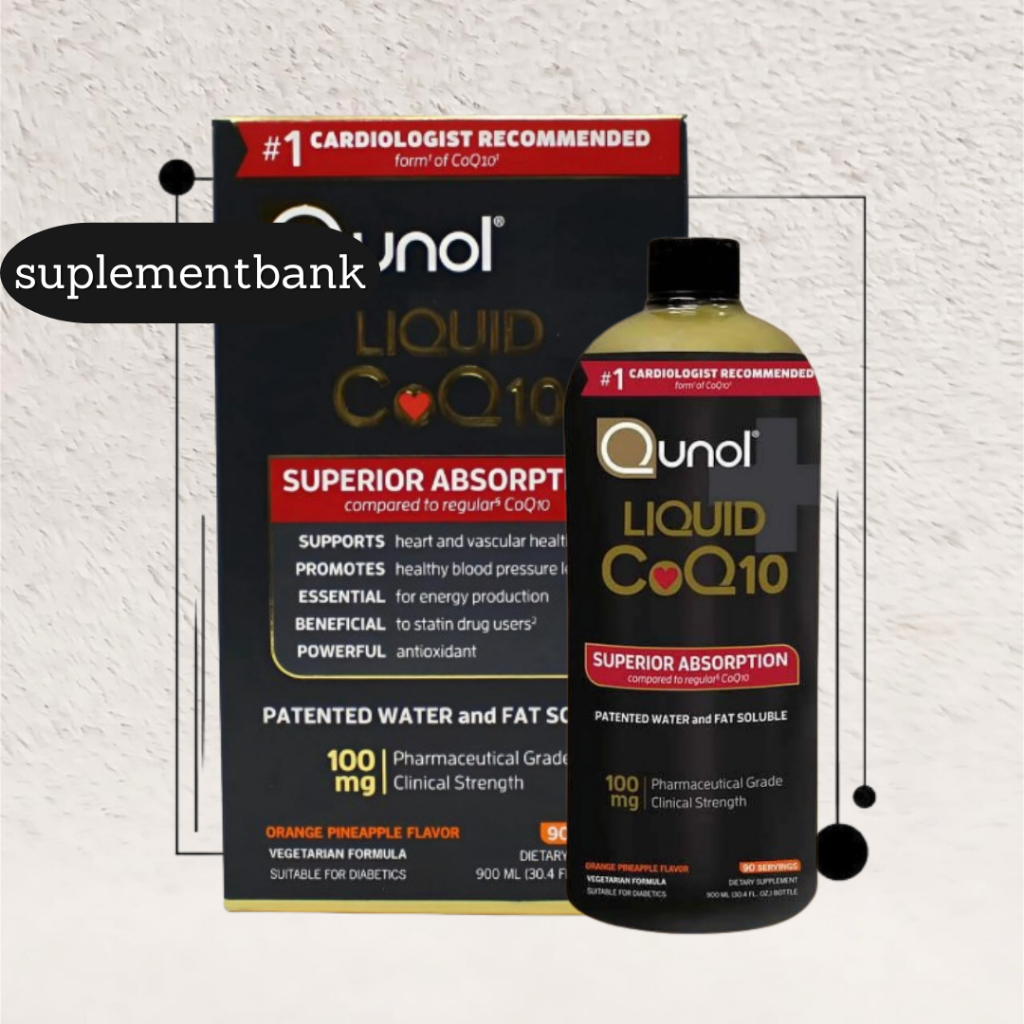 [100% ORIGINAL] Qunol Liquid Coq10 Superior Absorption 100mg isi 900ml Qunol liquid coq qunol coq