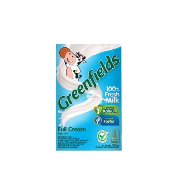 

Susu UHT Greenfields Full Cream 105ml