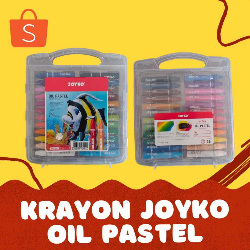 

Krayon Joyko Oil Pastel 24 Warna