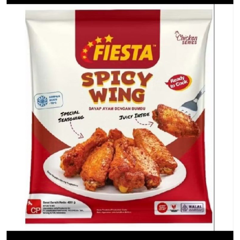 

Fiesta spicy wings 400 gram