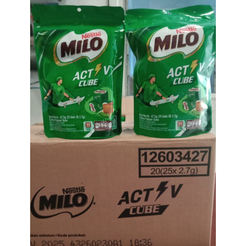 

milo activ go cube isi 25pcs / Termurahhh / Exp 2026