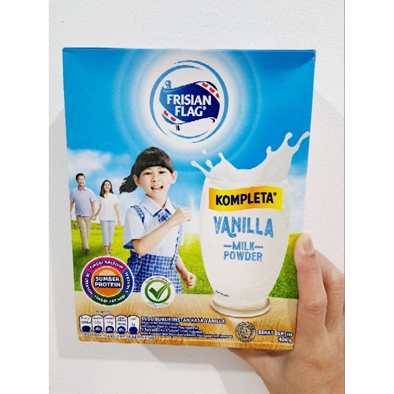 

Frisian Flag Kompleta Susu bubuk instant rasa Vanila 400GR