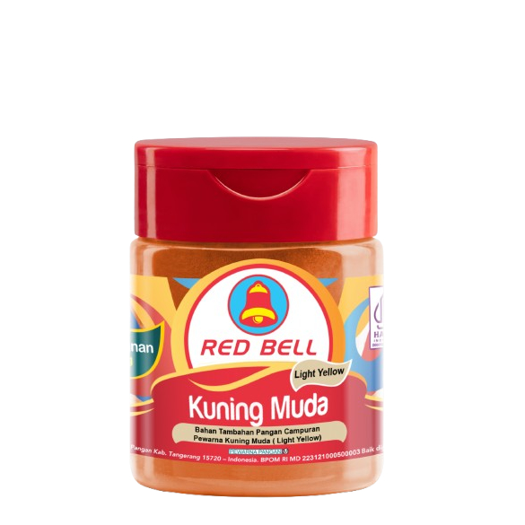 

Red Bell Pewarna Powder Kuning Muda 85gr